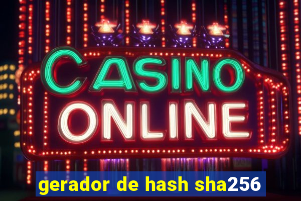 gerador de hash sha256